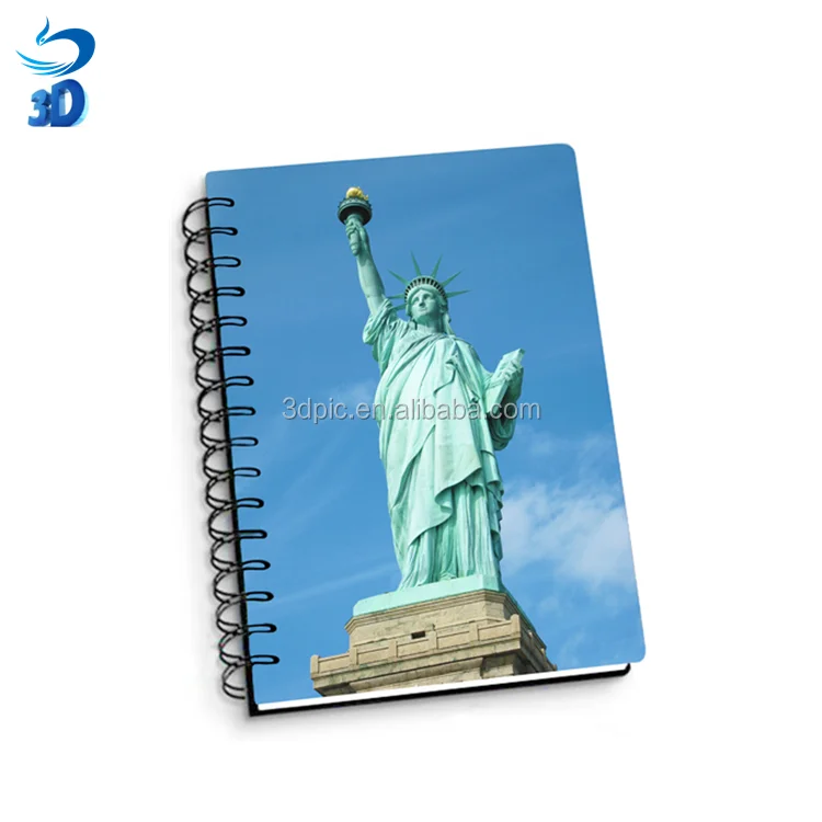 Lenticular 3d Notebook with Satellite Picture