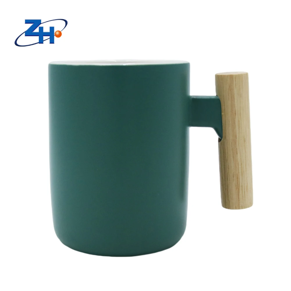New products low price hot selling dark green colorful glaze cup for drink