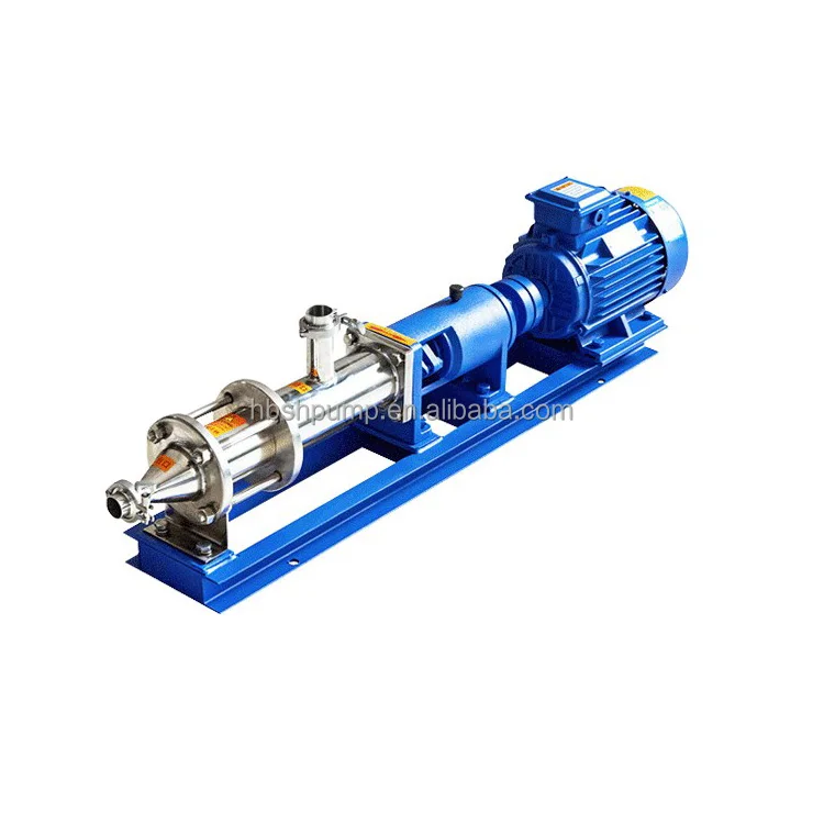 High Quality High Viscosity Sanitary Single Screw Pump Stainless Steel SS316L Pump Casting