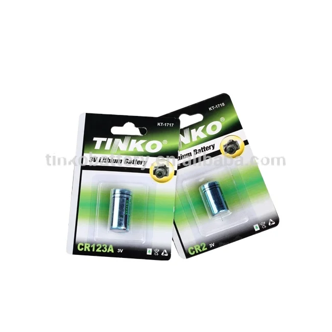 Lithium battery CR2 CR123A size 3V