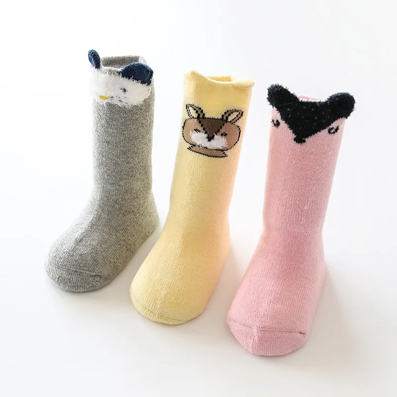 
2020 New Baby Kids Soft Cotton Socks Boys Girls Baby Cute Cartoon Warm Fashion Sport Socks Spring Autumn Gift 