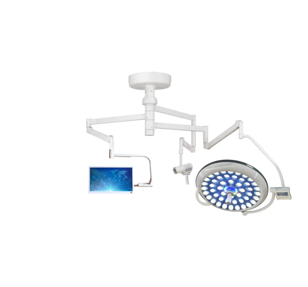 Multi-Color E700/700 Dual Dome Surgical Light with camera Surgery Lamps