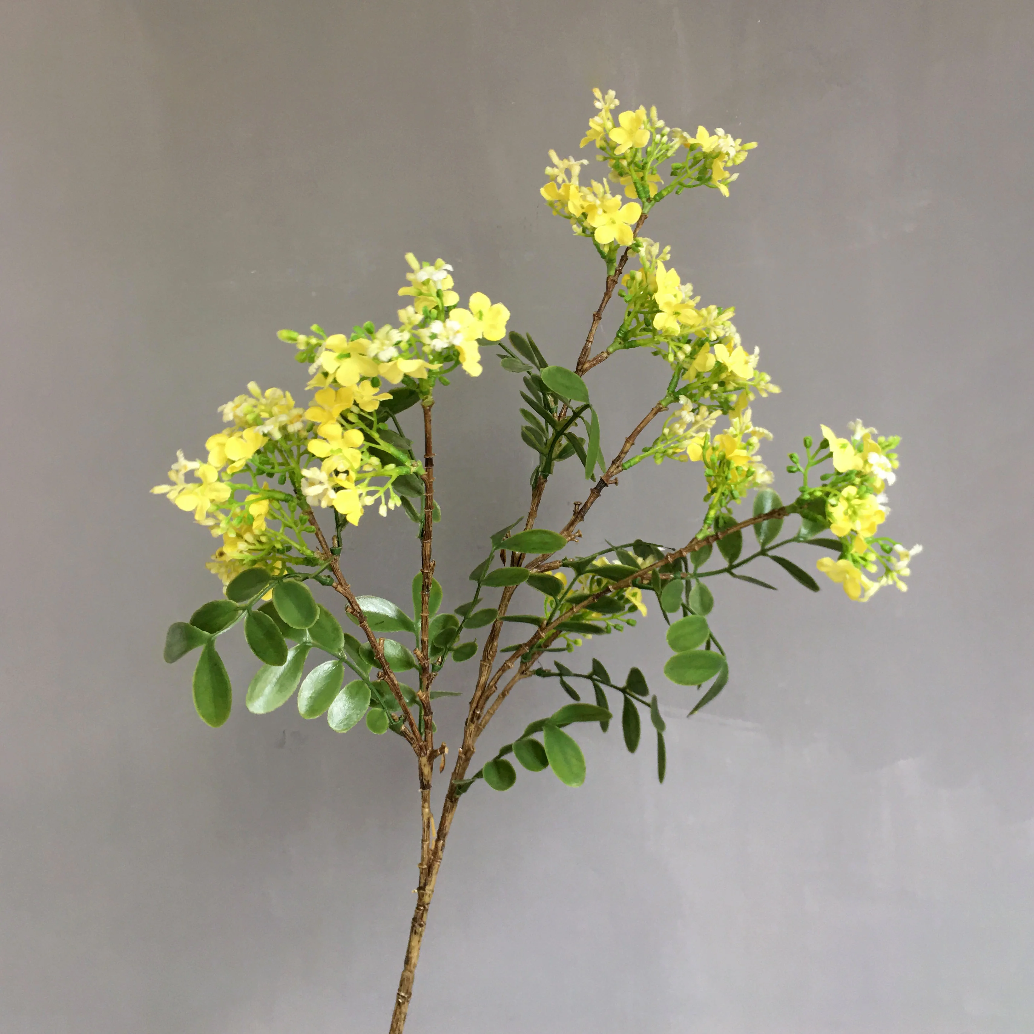 T-YX Simulation Flower Decorative Rue Artificial Flower Ruta graveolens Plant for Floral Arrangement Vase Table Ceiling Decor