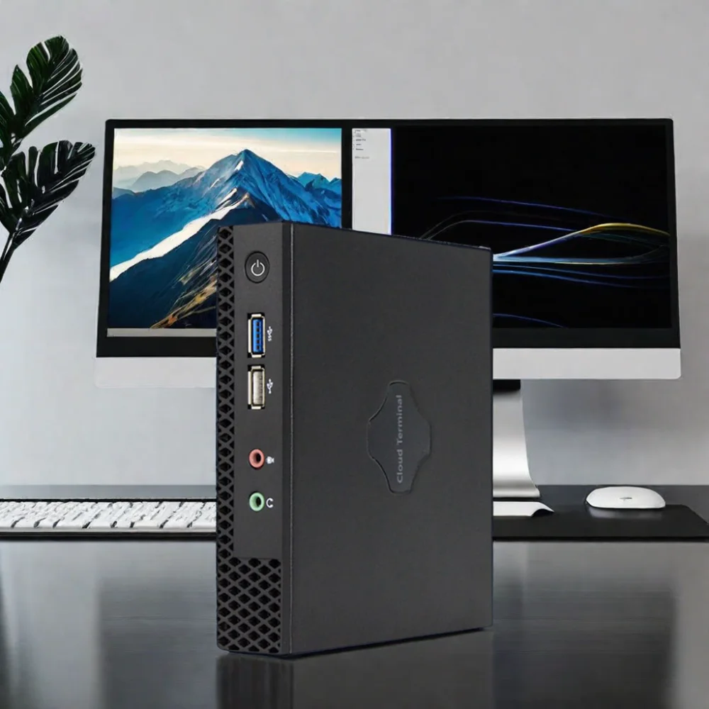 Sharerdp Custom Celeron J4125 VGA HD DP Dispaly 8GB RAM DDR3 Linux Windows11 Cheap RAM Mini Server Mini PC Computer Nano