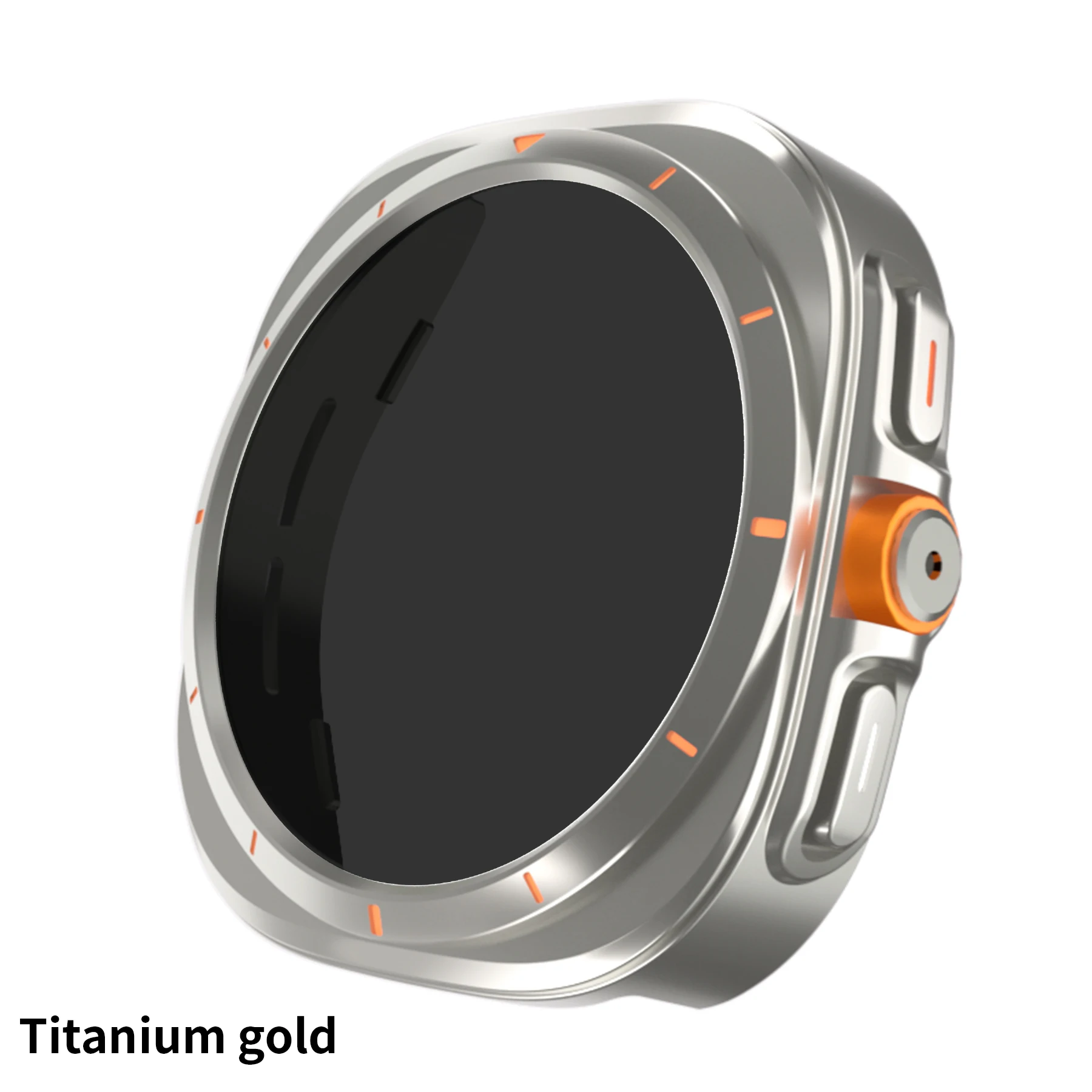 Eraysun Watch 7 Changeable Privacy Glass Case to Ultra Protective Case For Samsung Watch 7 Protector Watch Case