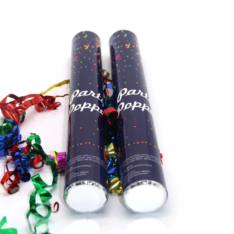 Hot sale safe holiday supplies popper paper wedding birthday party confetti cannon