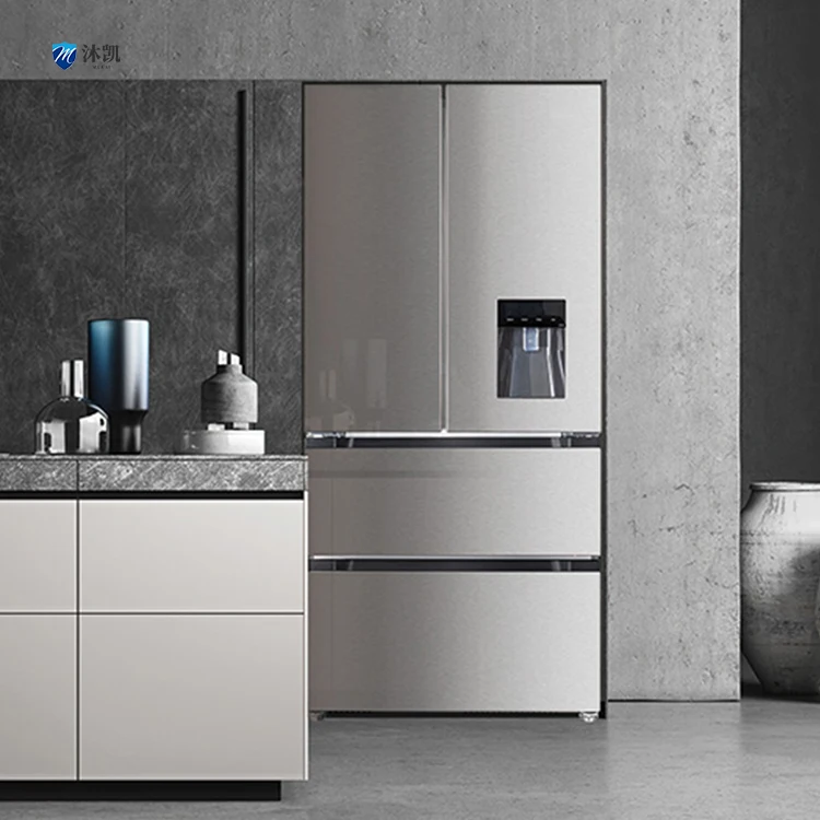 Inverter French 4 Door 586L Home Electric Portable Stainless Steel Compressor Air Cooling Frigo Smart En Acier Inoxydable 220