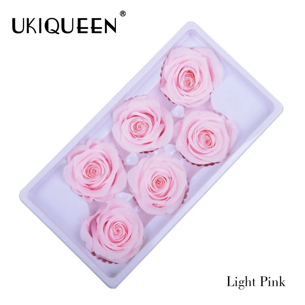  Оригинальный завод UKIQUEEN оптовая продажа подарок ко Дню Святого Валентина бесконечный вечный неувядающий цветок бутоны консервированная