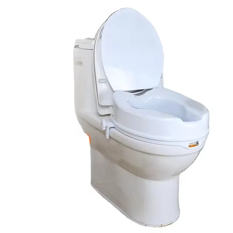 Easy Handicapped Installation Raised Elevated Toilet Seat Riser Toilet Seat for Disabled People