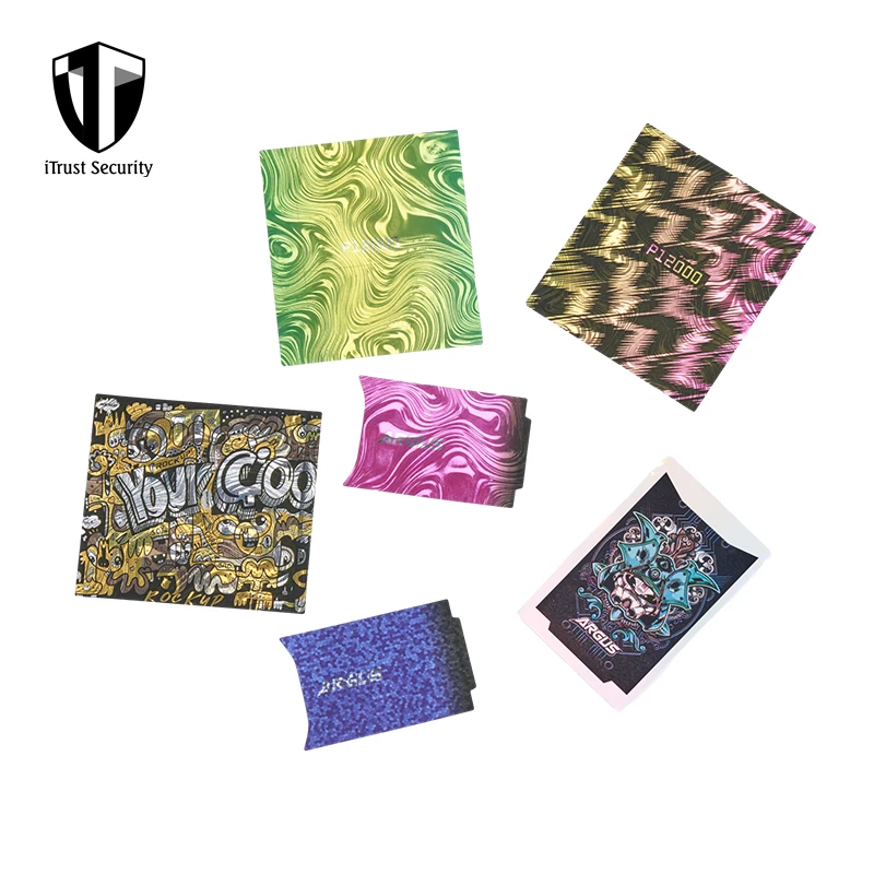 Factory customized Logo printing 3d security hologram sticker holographic label packaging Holographic Sticker Label