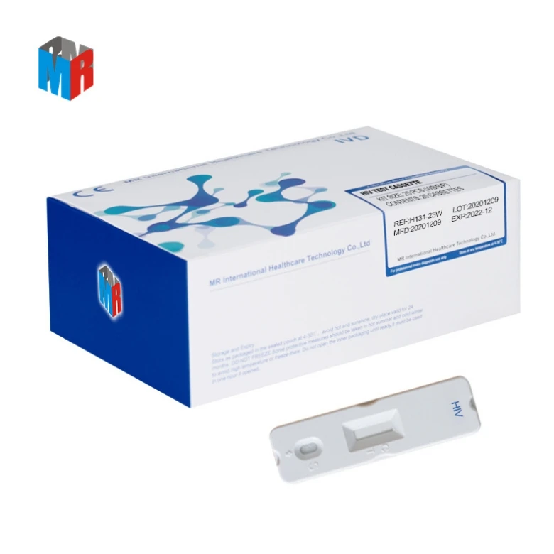 MR Homecare One Step Diagnostic Kit CE Approved HIV 1+2 Oraquick HIV Rapid Test Kit Price Plastic Medical Devices Manual