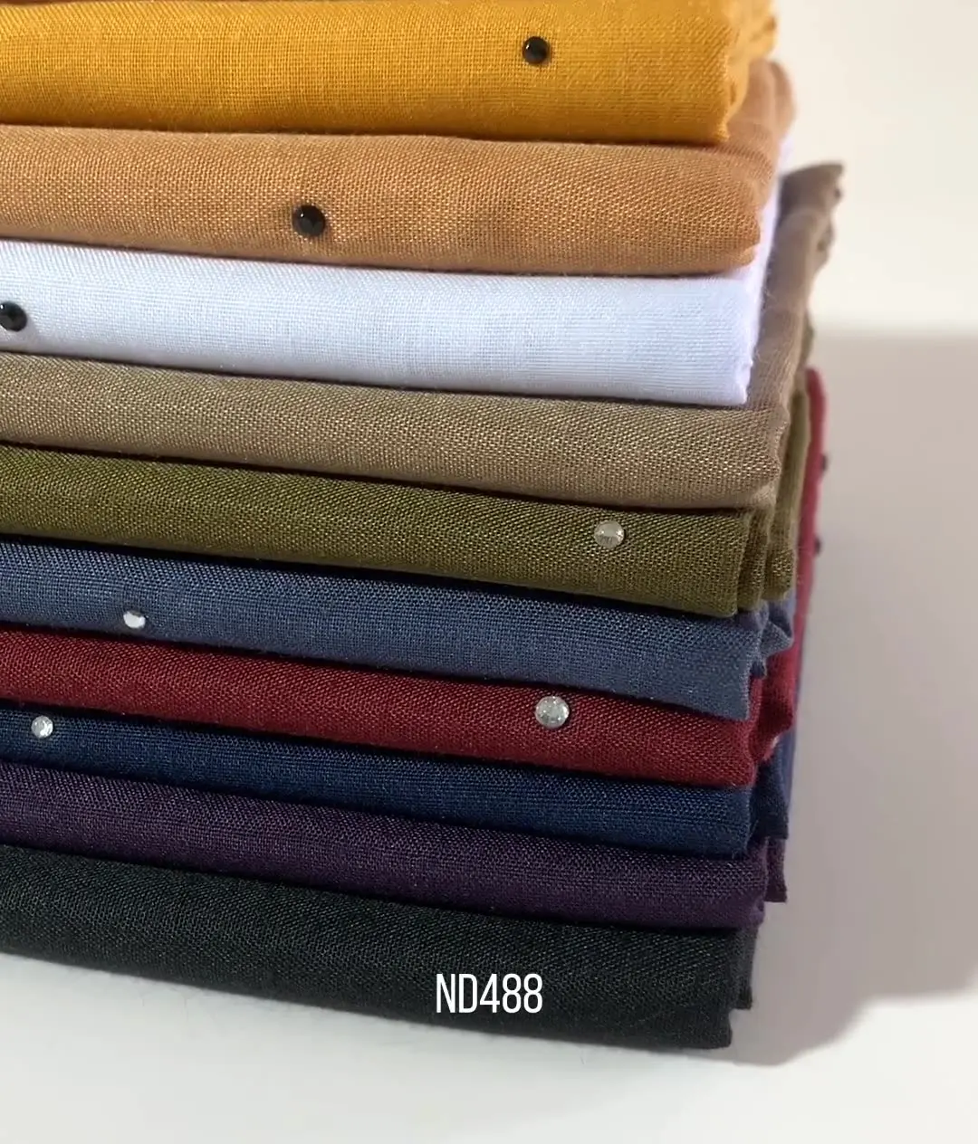 Solid color encrypted Balinese yarn hot drill all over the sky star square towel Malaysia square towel one hair cap