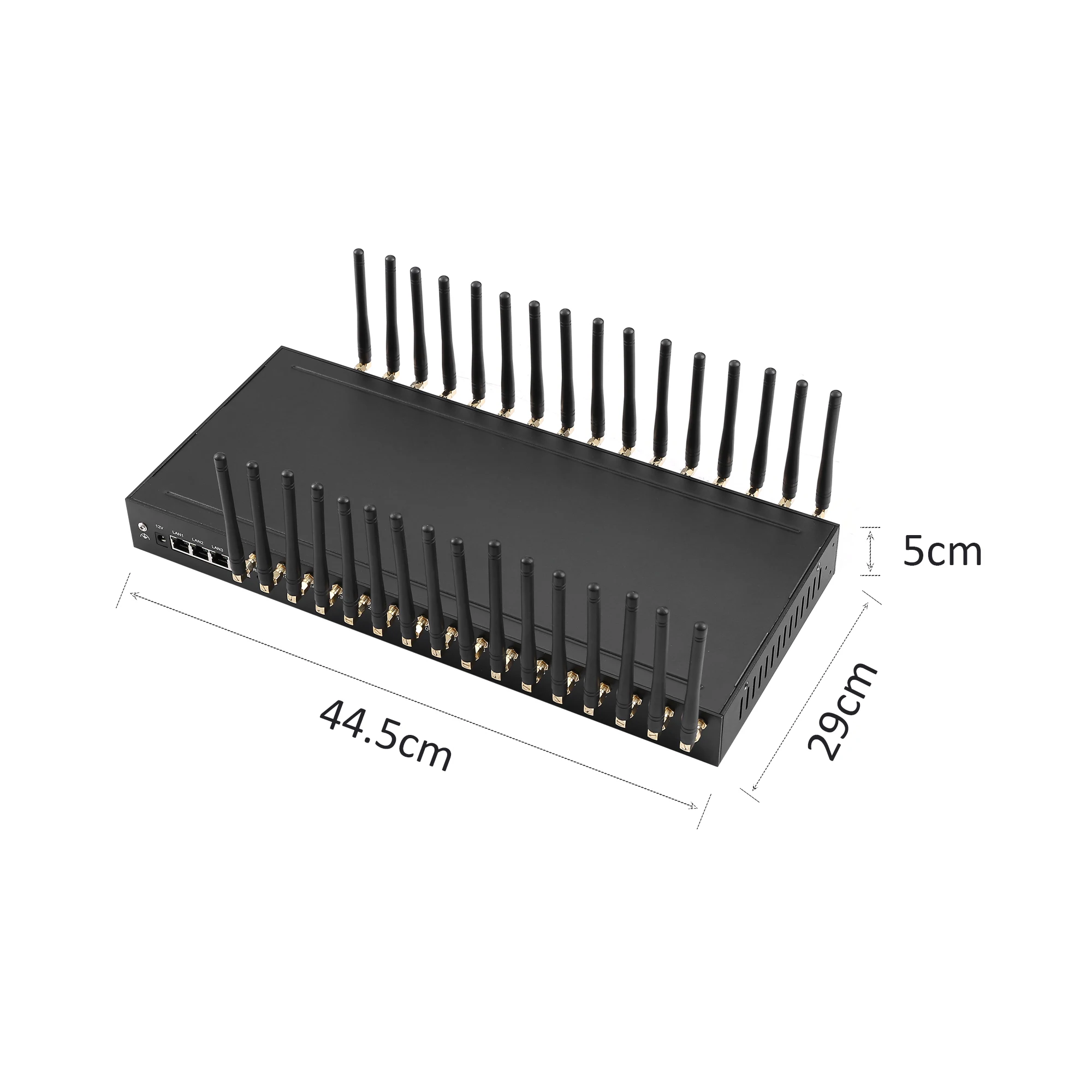 Multi Sim card 4G 16 ports Socks 5 proxy Router Smpp Http Api Sms gateway support sim card share traffic