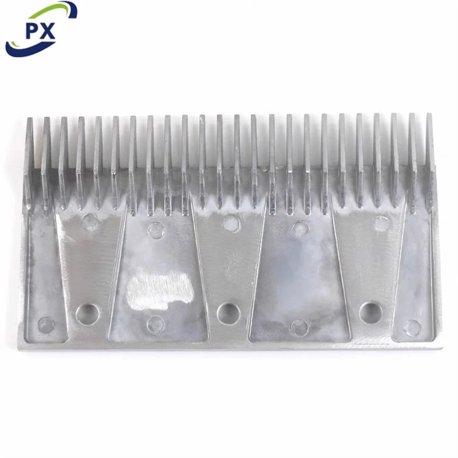 Escalator parts Escalator comb plate 9011 24 -tooth 3-hole aluminum alloy 203*114