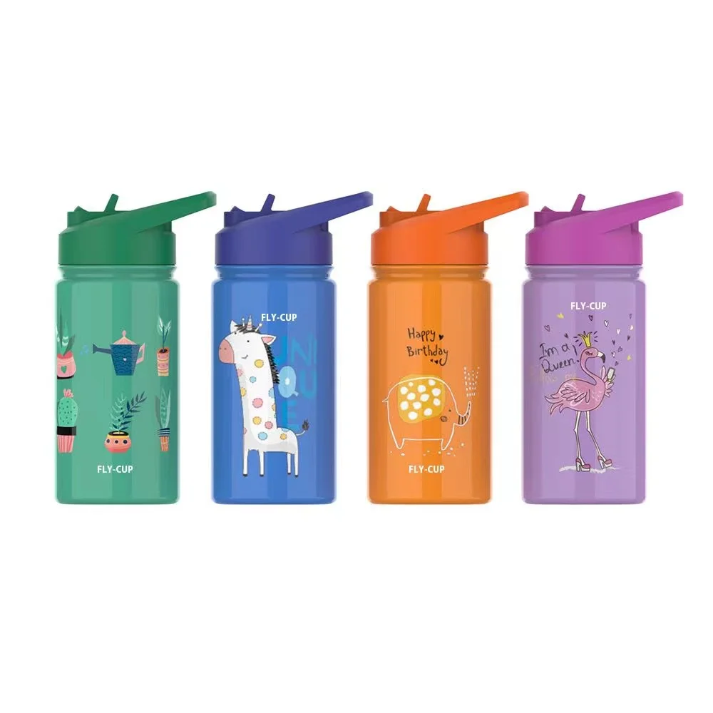 350ml Customized Cartoon Character Kids Stainless Steel Thermos Children Water Bottle