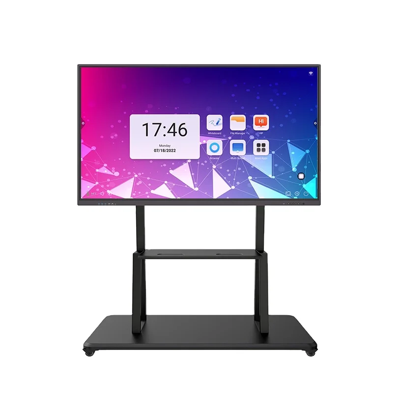 Dropshipping android pc 4K digital signage LCD meeting/teaching interactive whiteboard conference system digital blackboard