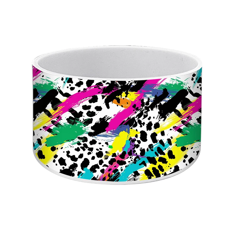 Water Bottle Silicone Boot Sleeves Nonslip Tumbler Mugs Protective Sleeve Custom Pattern Tumbler Silicone Boots