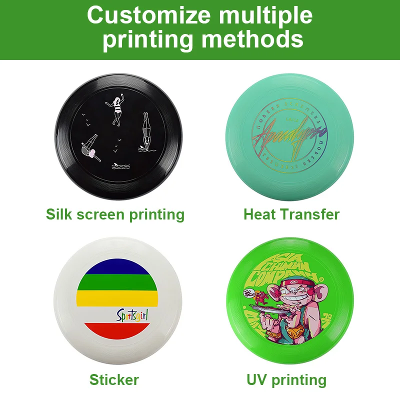 Custom Logo Premium Outdoor Games Golf Disc 175g Team Ultimate Sport Frisbeed