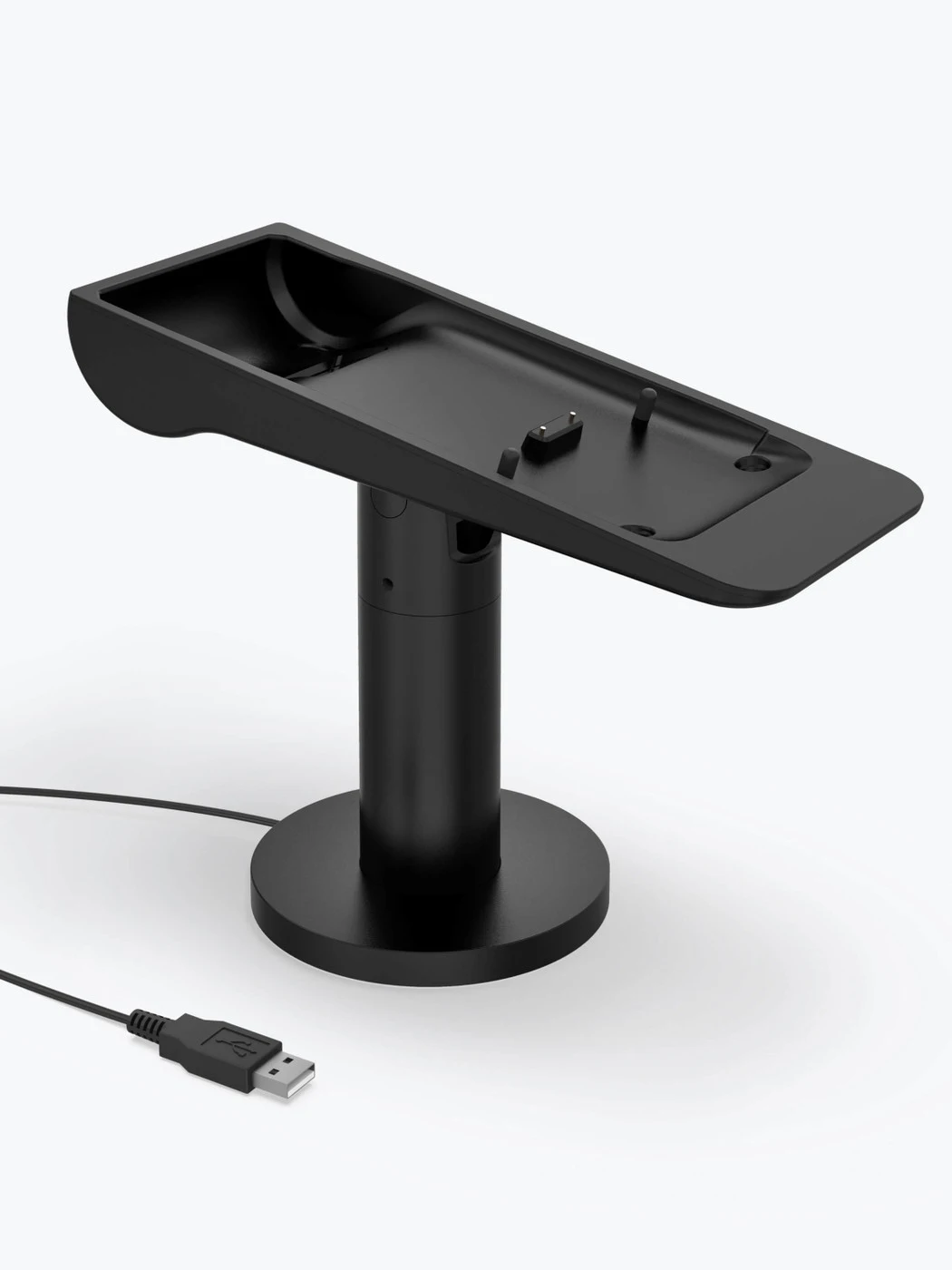 Custom USB Embedded Chargeable POS Terminal Stand POS Machine Base Supporting Retail POS System for NEWPOS NEW9220