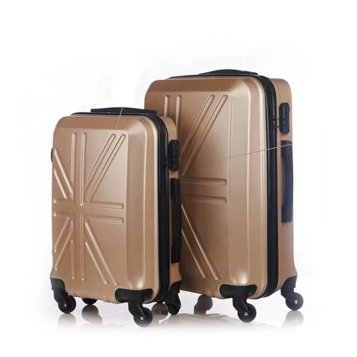 Wholesale Dongguan factory Hard case Aluminum trolley luggage in hot sale ABS suitcase luggage set for travel