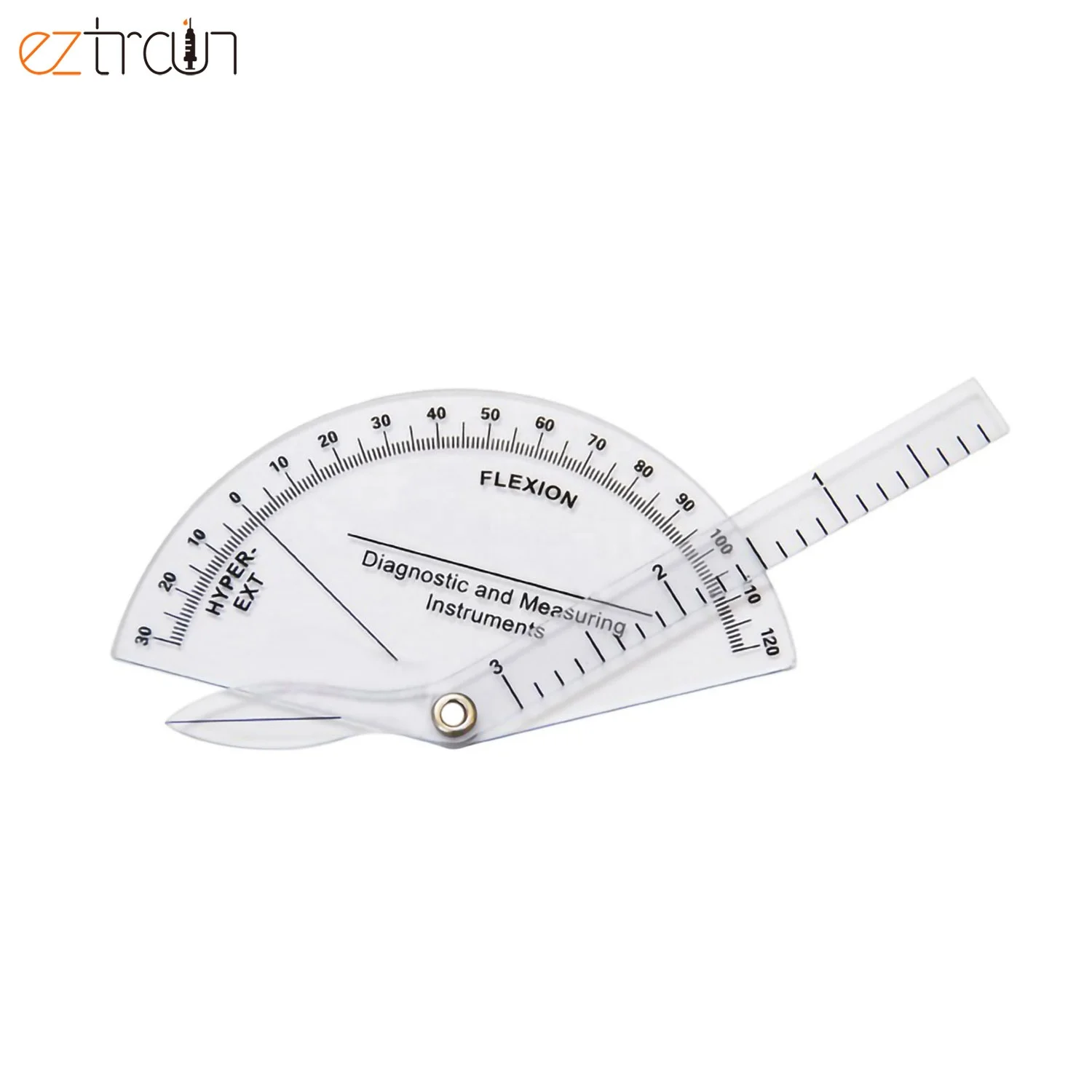 Plastic Finger Goniometer Angle Protractor Rulers