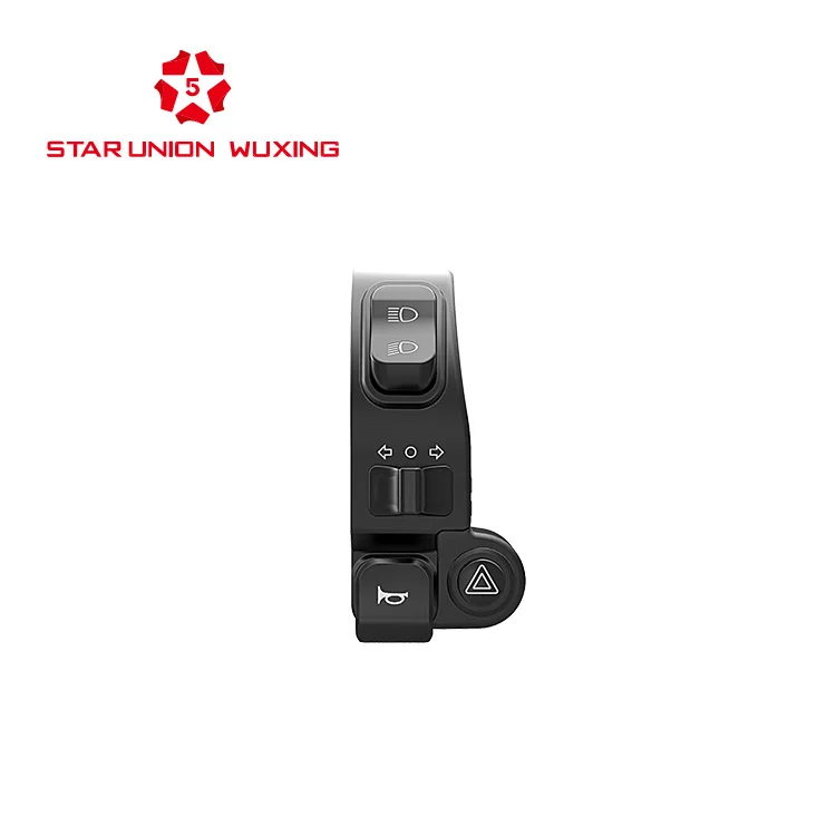  Переключатели на руль для электрического мотоцикла Wuxing IPX5 водонепроницаемая панель управления скутера с высоким и низким углом поворота влево вправо