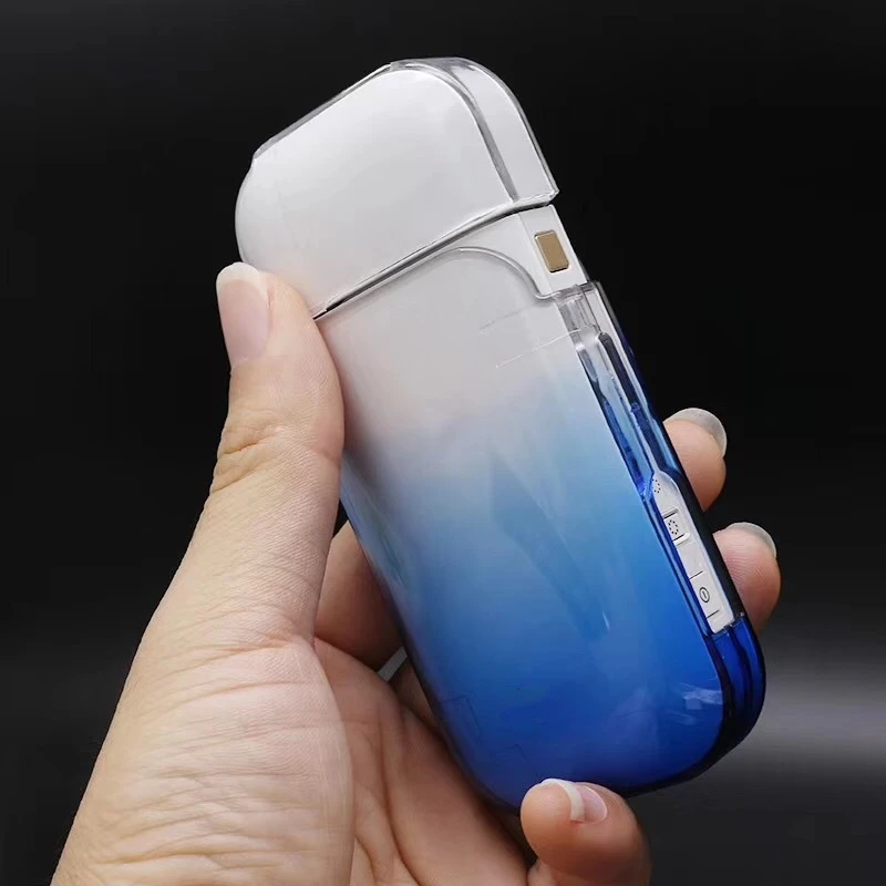 Universal Case For Electronic Cigarette Protective Gradient Colors Transparent Box Shell Cover Case For IQOS 2.4 and 2.4 Plus