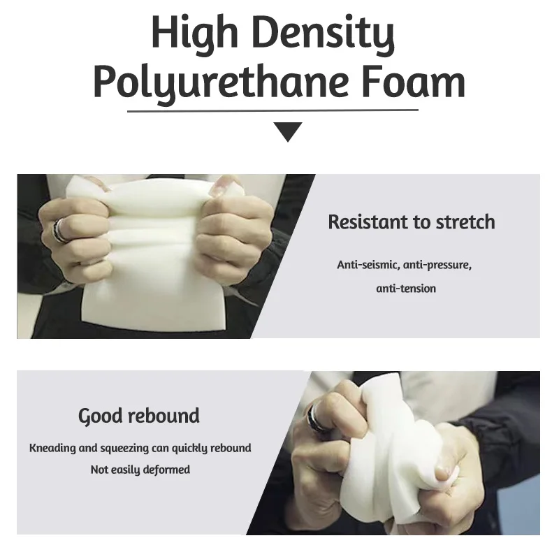 Pauled 16x12x1 Inch Inserts Polyurethane Foam Sheet for Cases-Packing Foam Pads for Toolbox Camera Storage and Crafts