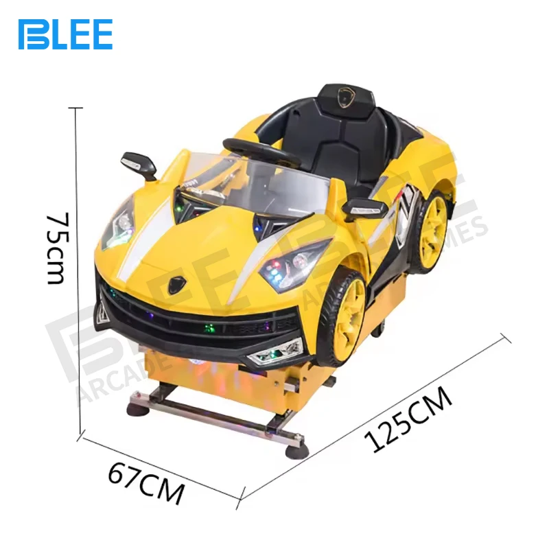 BLEE Coin Operated Electric Kids Kiddie Rides Game Machine Children Swing Car Game Machine