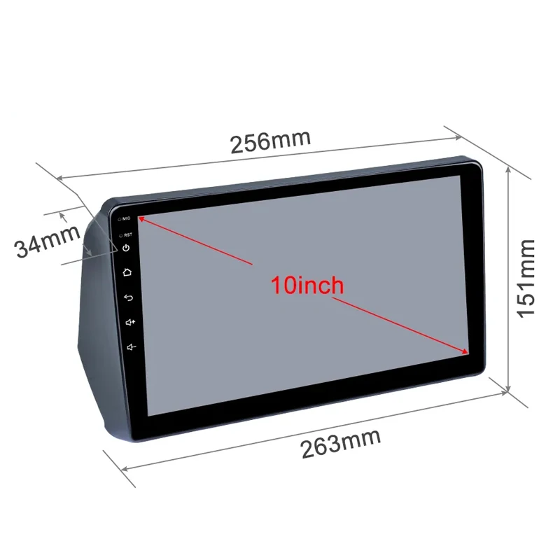 TS18 Universal Car Multimedia For Toyota Wish 2009-2018 Android Stereo GPS Navigation Wireless Carplay Android Auto DVD Player