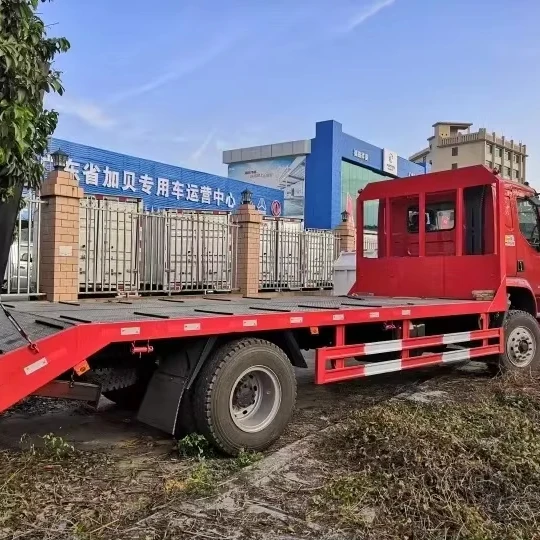 Dongefeng 4*2 10-тонный бортовой грузовик 140 л.с. двигатель Cummins легкий гидравлический эвакуатор для механической транспортировки