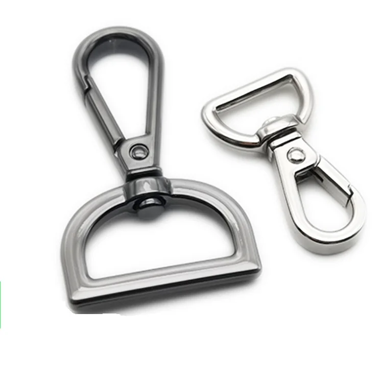 metal hook zinc alloy metal clip swivel snap hooks for handbag accessories