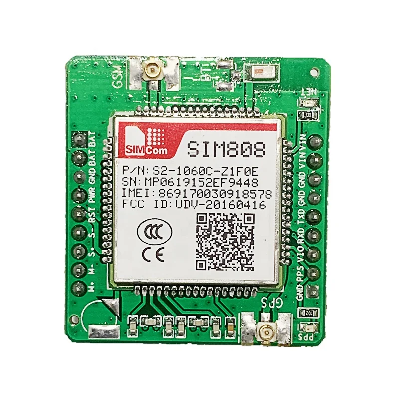 SIM808 The GSM GPRS Module Breakout core board Quad band Integrated GPS Antenna