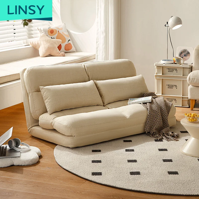 Linsy Comfortable Soft Folded Sofa Bed Living Room Bedroom 2 Person Sofa Bed