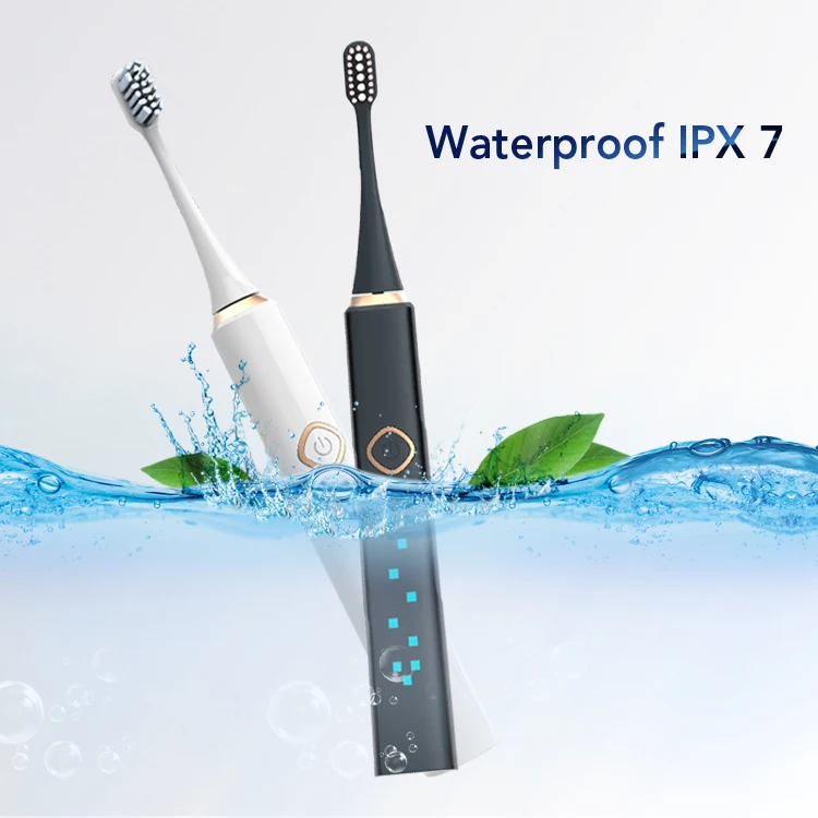  SG998B Новое поступление взрослая Водонепроницаемая IPX7 перезаряжаемая звуковая электрическая зубная щетка с чехлом для зубной
