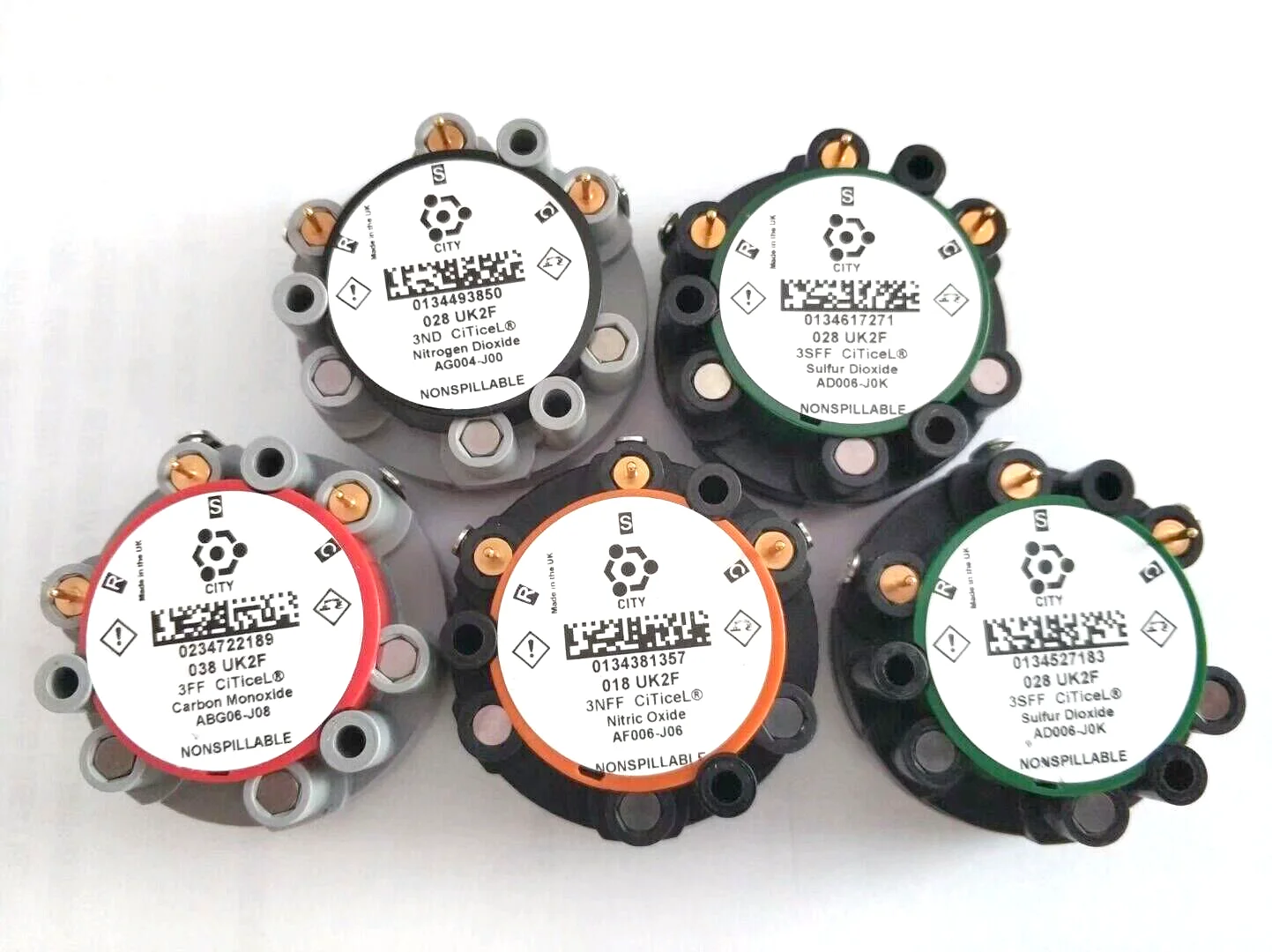 3 electrode cell electrochemical industrial CO sensor range 0-4000ppm Carbon Monoxide ABG06-J08 3FF sensor gas