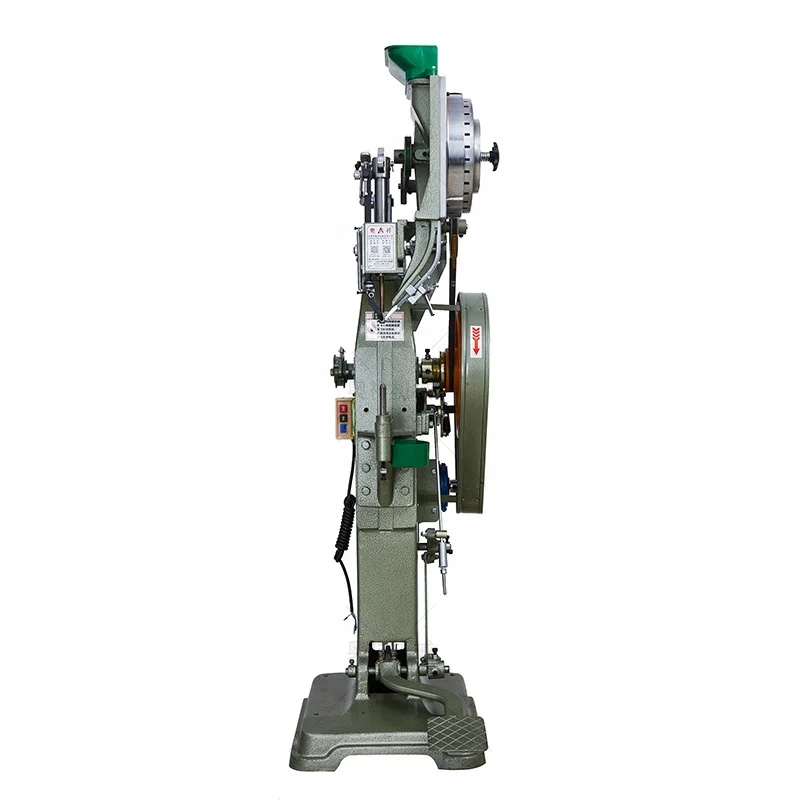 Automatic vertical riveting machine pedal semi hollow riveting machine of helmet baby Stroller beach chair