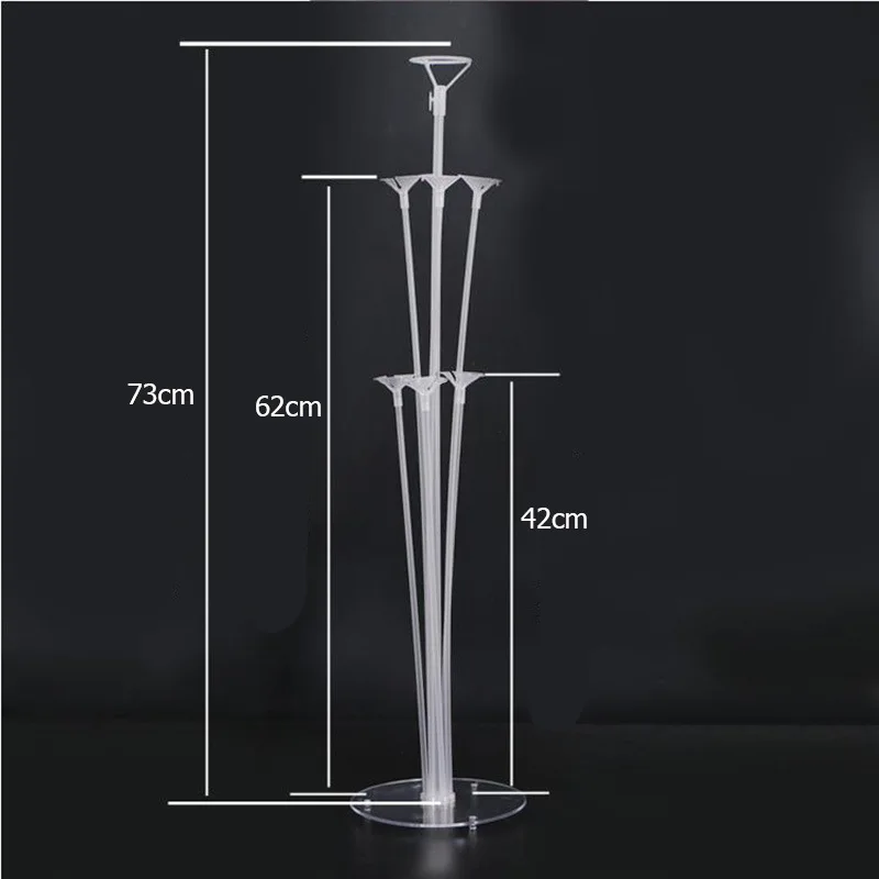 
Balloon accessories transparent table floating accessories desktop balloon layout road guide display transparent balloon holder 