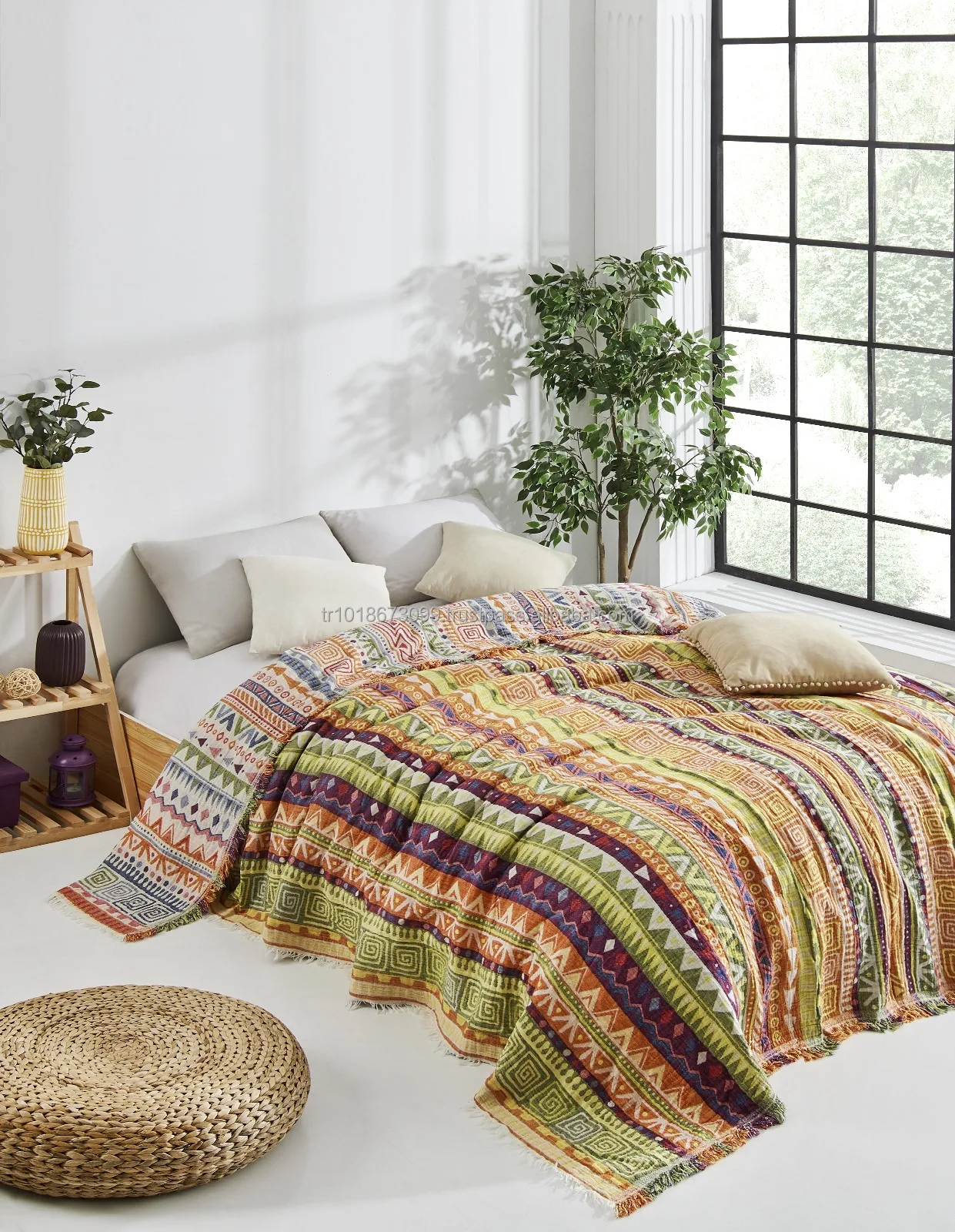 Printed Duvet Cover Set 100% Cotton Single and Double Size Made in Turkey