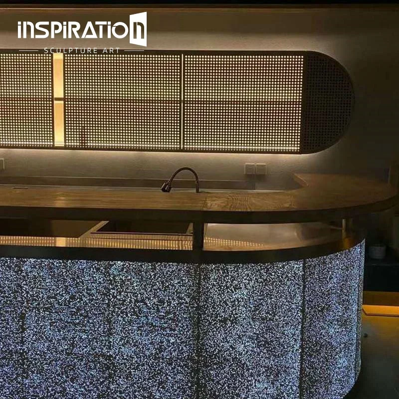 INSpiration Customized High Quality Customizable Translucent concrete Art Cement