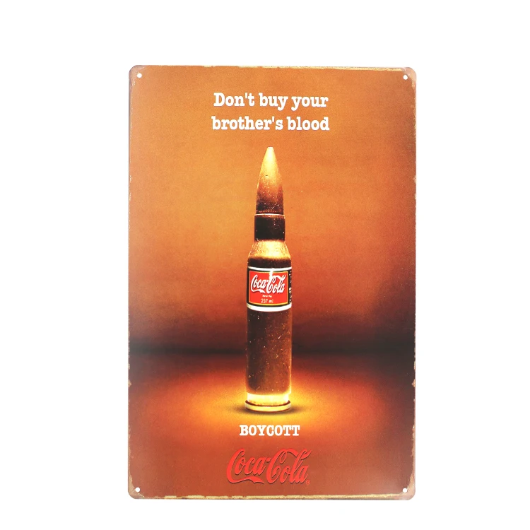 Недорогой винтажный жестяной металлический знак для украшения дома