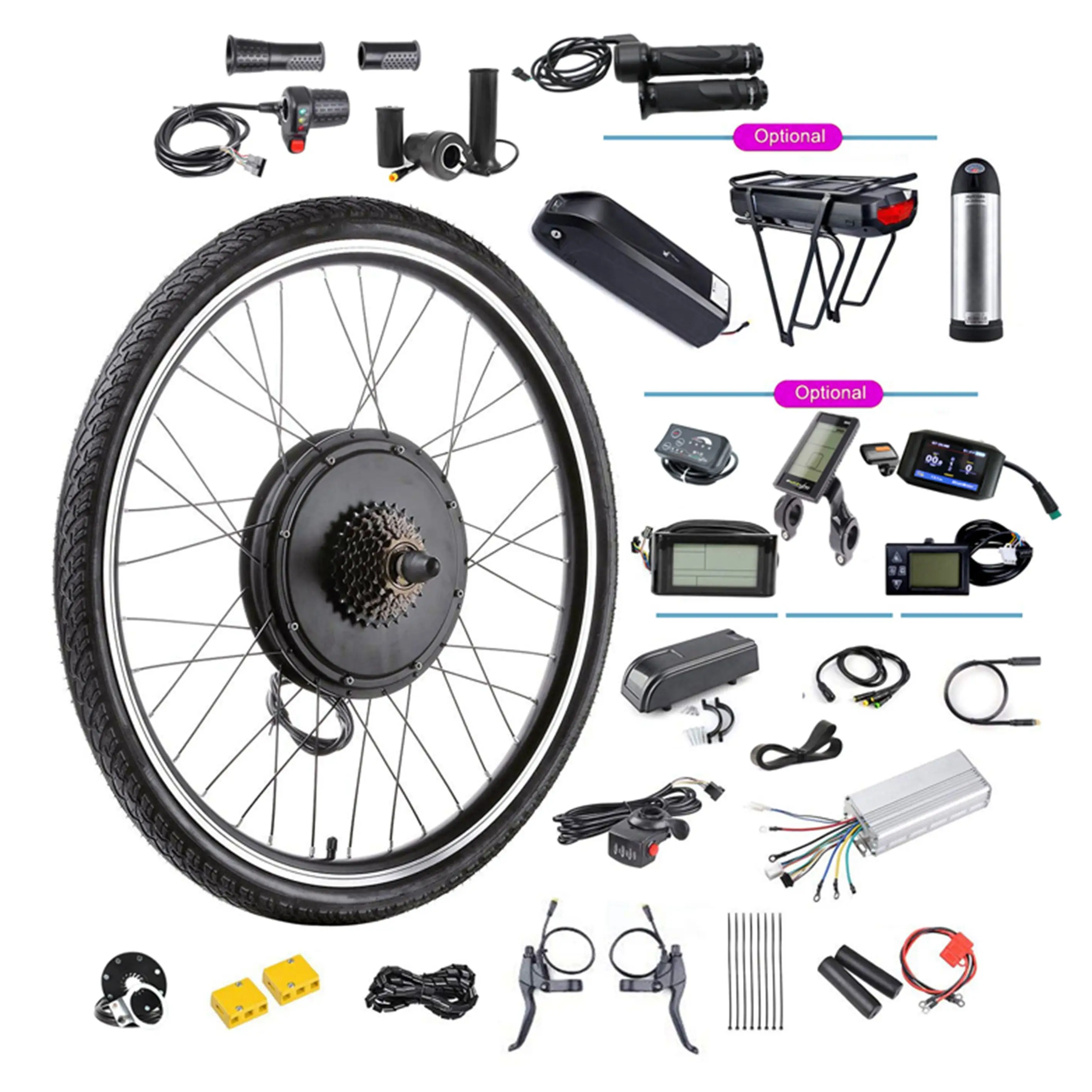 Wholesale 48V 1000W Electric Bike Kit 26Inch Wheel Hub Motor E Bike Electric Bicycle Conversion Kit