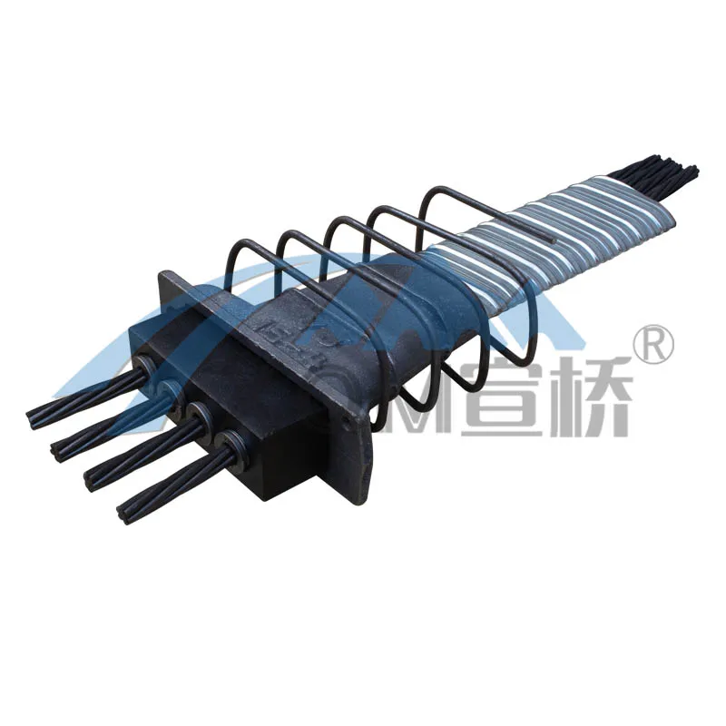 Hot sale Flat slab system prestressed anchor used for post tension bridge projects in 12.7mm pc strand
