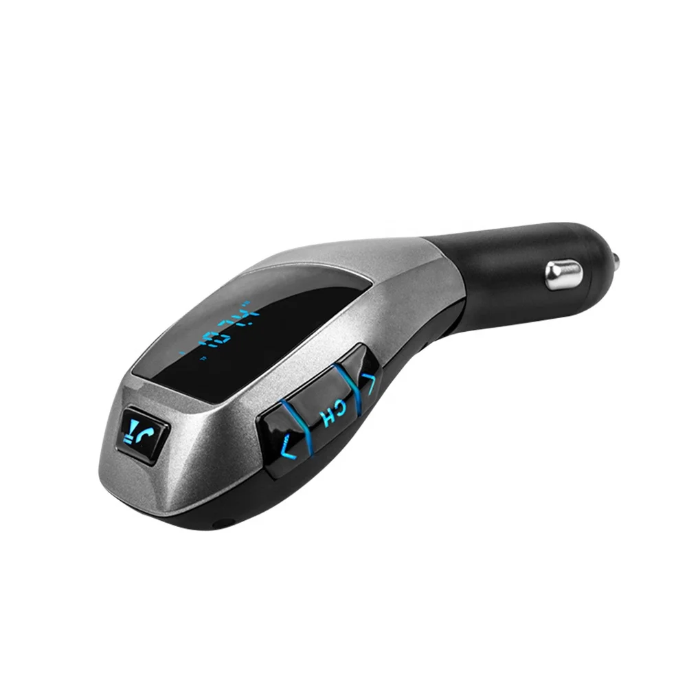 5.0 FM Transmitter Handsfree Car Kit MP3 Player USB Charger car mp3 player