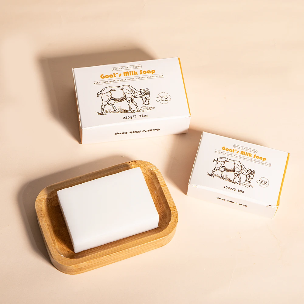 OEM Custom Wholesale Organic Sea Salt Thai Natural Cold Process Melt And Pour Base Goat Milk Soap