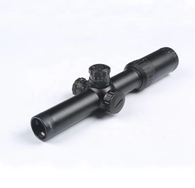 HD Wide Angle 1-5x24 SFP LPVO 30mm Tube Hunting Scope Telescope Optics Sporting Scope