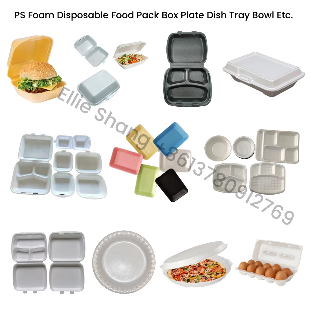 Take Away Plate Machine Good Price China Factory PS Foam Plastic Disposable Plates And Food Container Machine