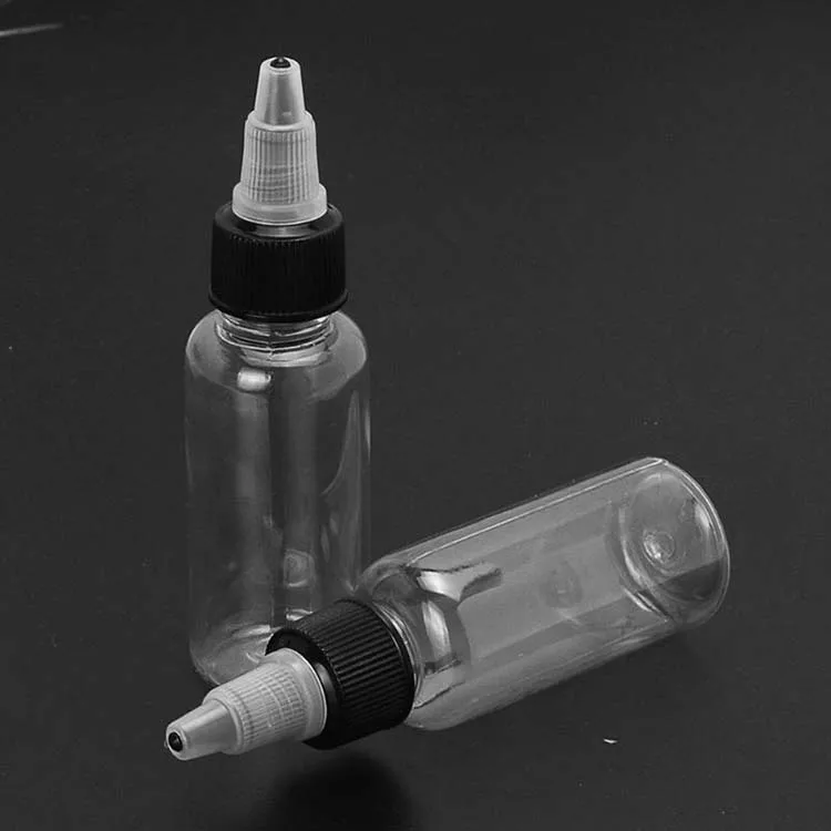 Customized 100ml PET Plastic Squeeze Bottle with Twist Cap for Hair Oil Shampoo Perfume Liquid Packaging