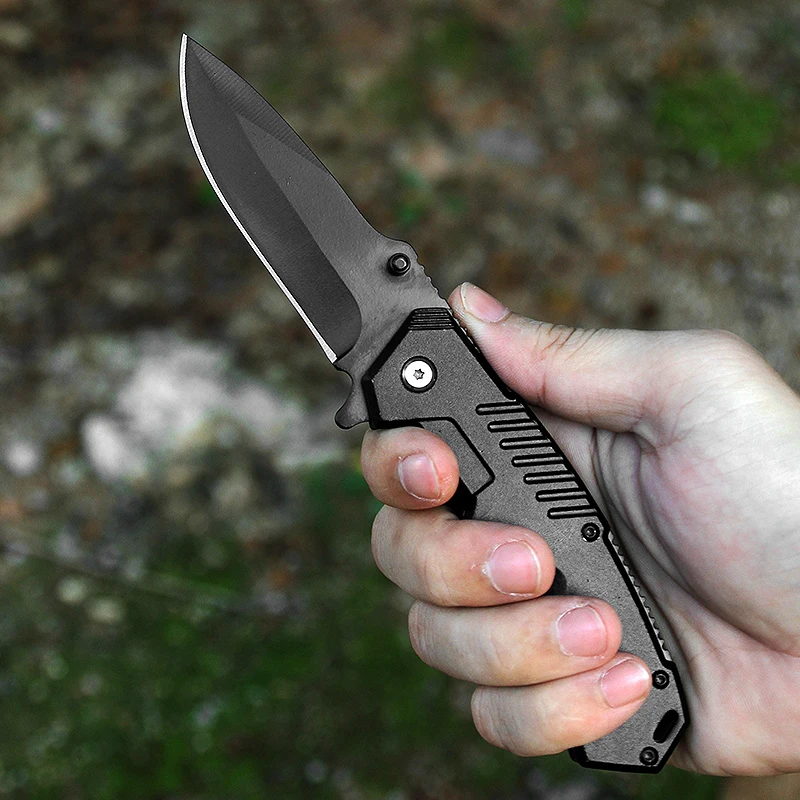 Factory Price Folding Pocket Knife Tactical Multitool Knife with Aluminum Handle for Outdoor Survival