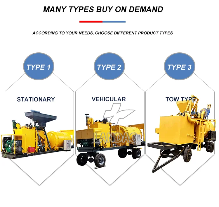 Road Construction New Bitumen Hot Mix Machine Asphalt Premix Small Plant